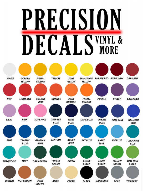 Oracal 651 Color Samples (800x800), Png Download