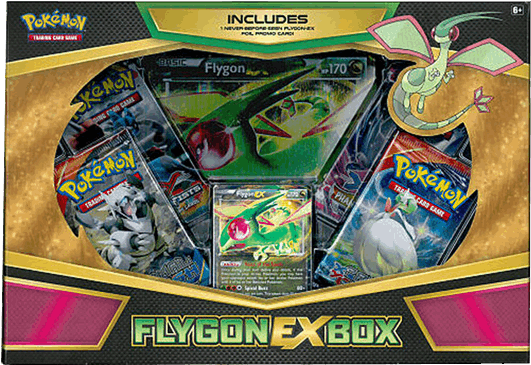 Pokemon Flygon-ex Box Trading Card Game - English (600x600), Png Download