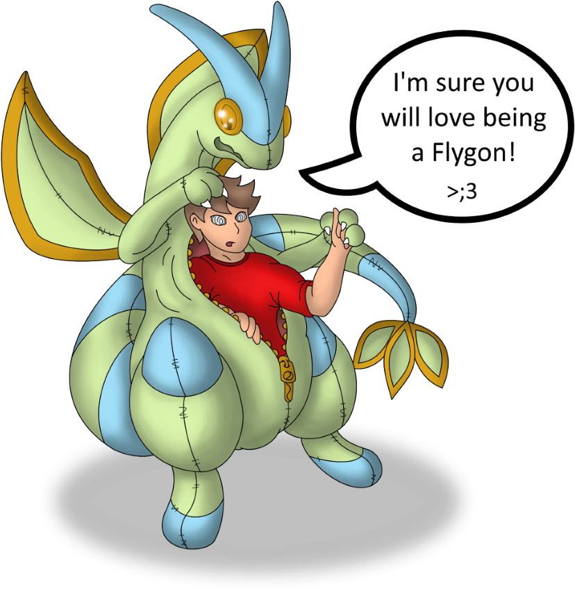 Flygon Boy (854x900), Png Download