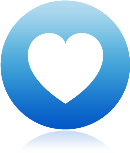 Instagram Like Button - Circle Bullets Icon Png (425x500), Png Download