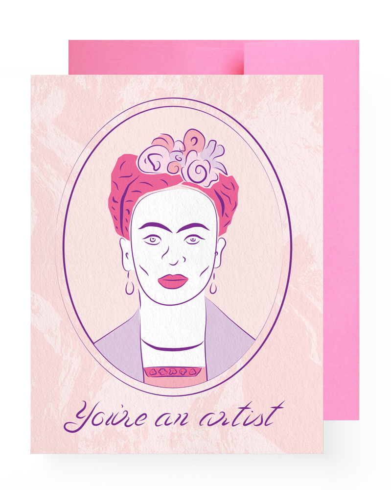 Frida Kahlo Compliment Card - Hillary Clinton (799x1000), Png Download