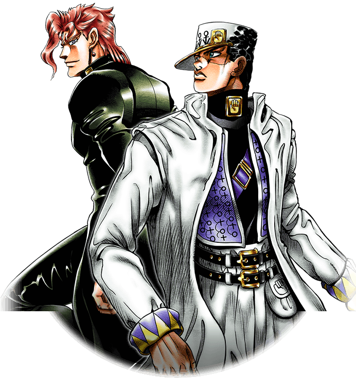 Unit Jotaro Kujo【part 4】and Kakyoin Noriaki - Jotaro And Kakyoin Png (720x800), Png Download