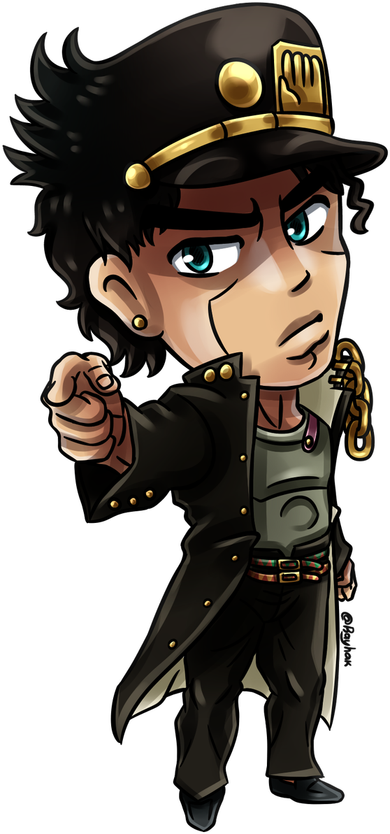Rayhak ~art~ On Twitter - Jojo Bizzare Adventure Chibi (800x1200), Png Download