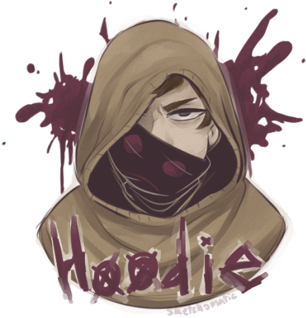 Hoodie Creepypasta (500x464), Png Download