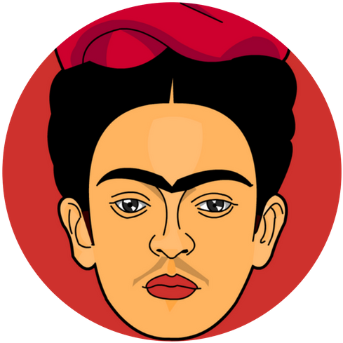 Frida Kahlo - Illustration (750x500), Png Download