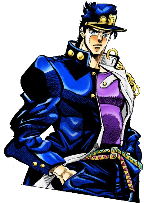 Graphic Stock Kujo Josuke Higashikata Jojo S Bizarre - Jotaro Eyes Of Heaven Transparent (481x660), Png Download