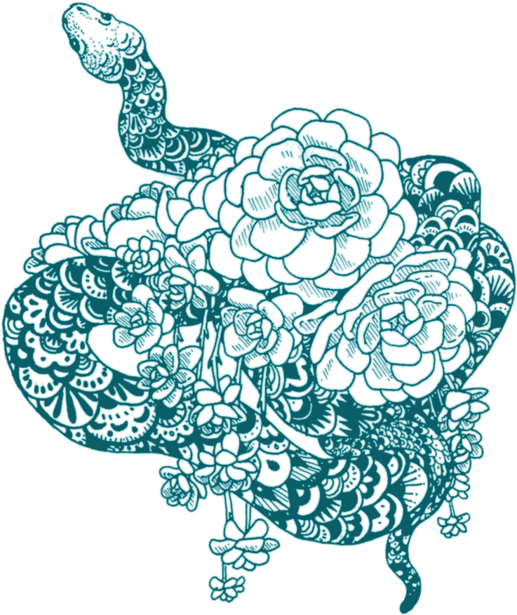 Delft Snake - Delft (1000x1000), Png Download