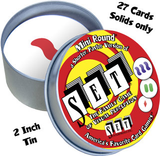 Set Mini Round - Set Enterprises Set Mini Round Card Game (500x312), Png Download