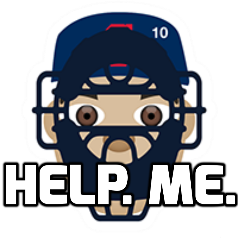 They Range From Yan Gomes, Whose Mouth Is Blocked By - Cleveland Indians Team Emoji (800x800), Png Download