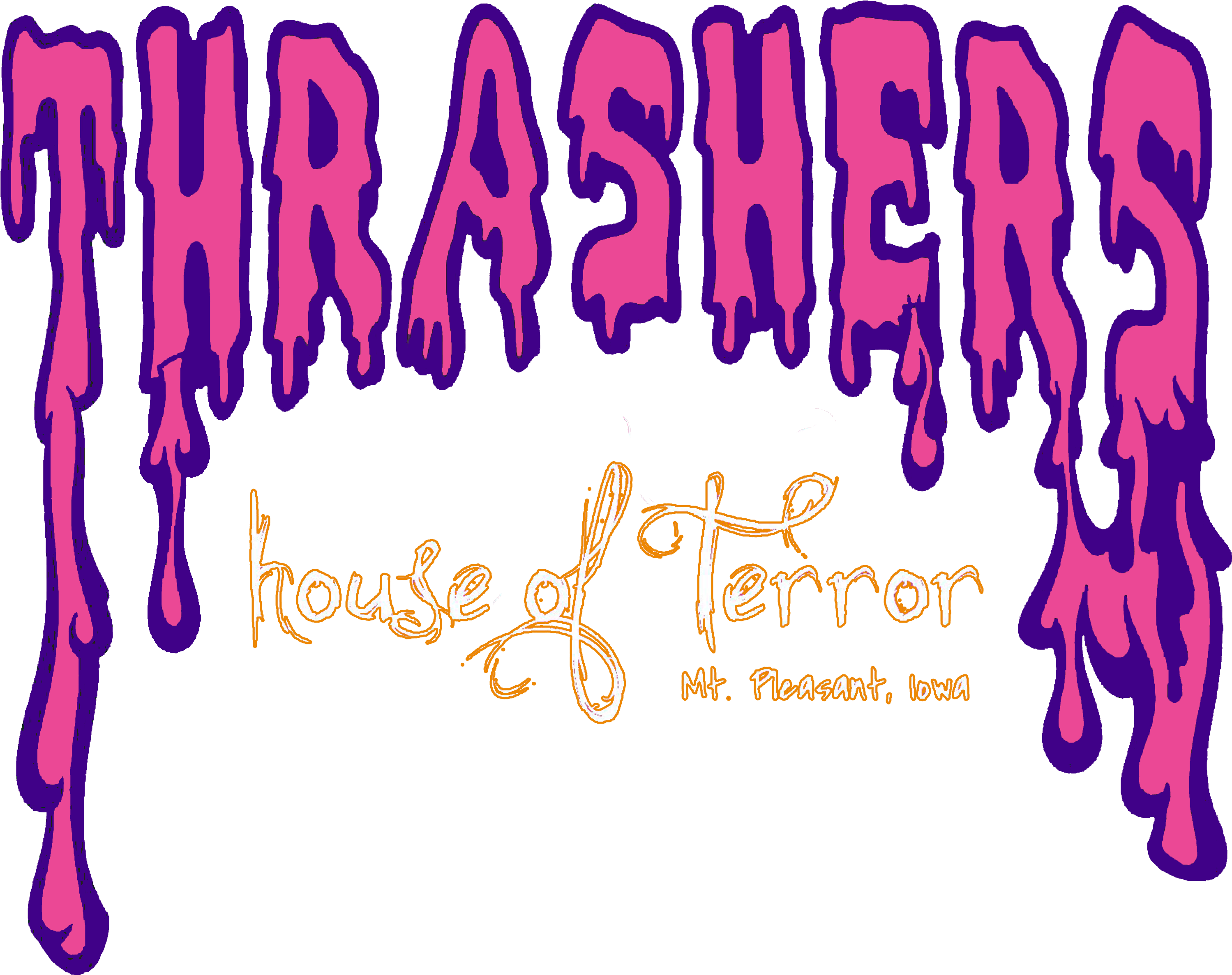 Thrasher Purple Logo Png (3900x2612), Png Download