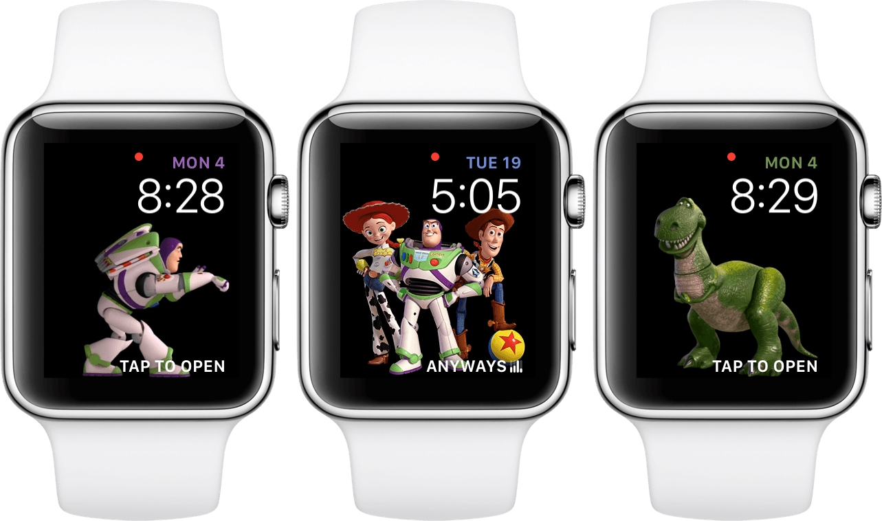 Toy Story - Stainless Steel Strap Band Link Bracelet For Apple (1283x758), Png Download