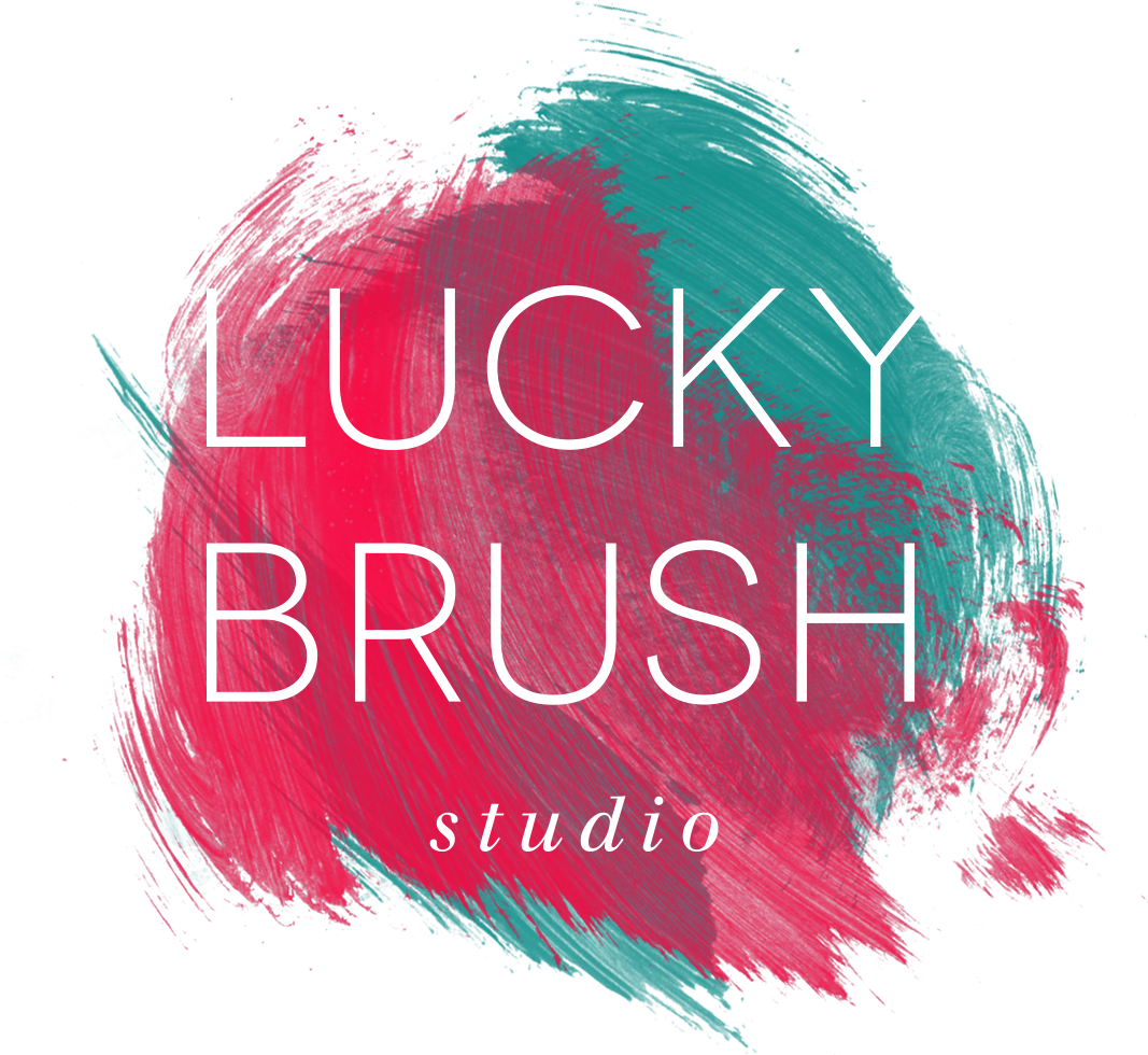 Lucky Brush Studio Home - Graphic Design (1066x1046), Png Download