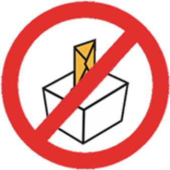 Prohibido Votar - Road Signs Uk No Motor Vehicles (400x400), Png Download