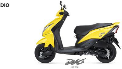 Honda Dio Scooter - Honda Dio Price In Kerala (500x249), Png Download