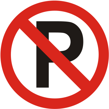 Prohibido Parquear - No Parking Sign Singapore (432x432), Png Download
