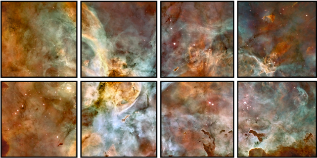 The Carina Nebula In Full Color - Carina Nebula (640x360), Png Download