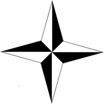 File - Compass2 - Wikimedia Commons - Compass Rose Direction Symbol (412x412), Png Download