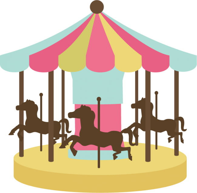 Image Of Clipart Horse Clip Art Clipartoons - Carousel Clipart (650x637), Png Download
