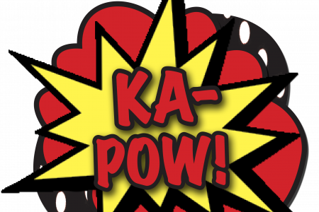 Comics Clipart Pow - Clip Art (450x300), Png Download