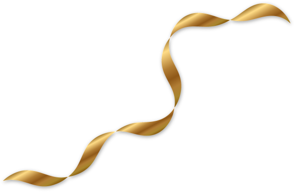 Hand Painted Golden Texture Ribbon Psd Floating Psd - Ribbon (1024x837), Png Download