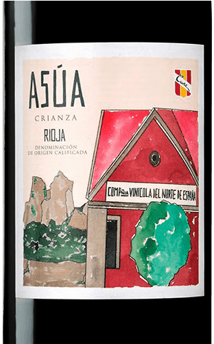 Asua Crianza 2012 (375x500), Png Download