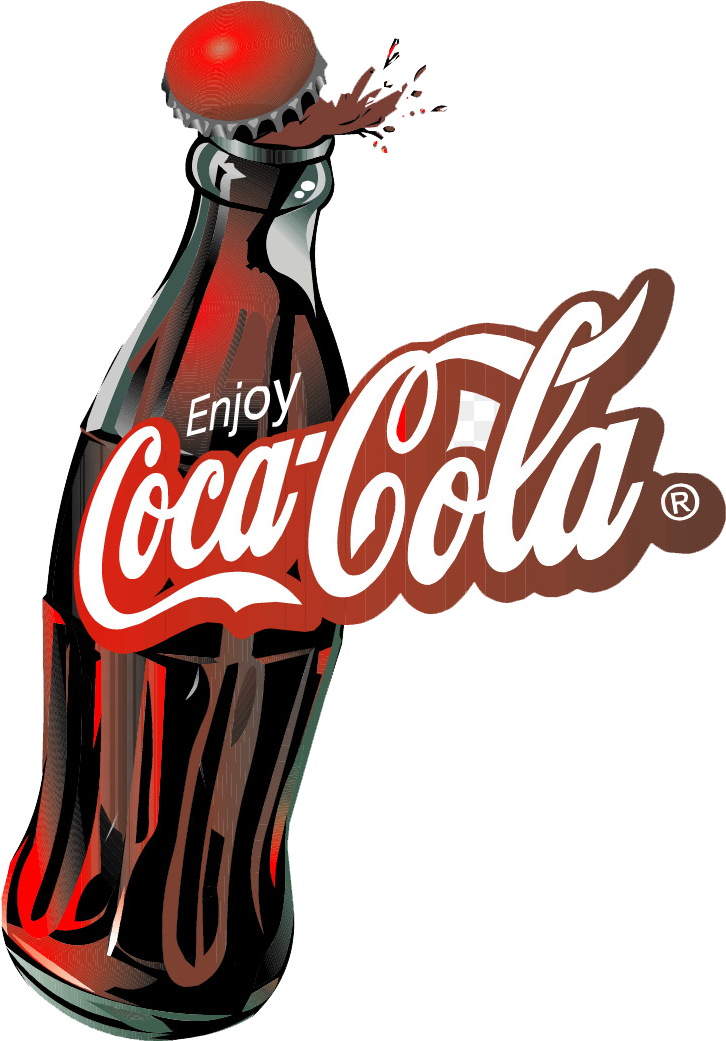 Coke No Background - Coca Cola Bottle Logo (900x1040), Png Download