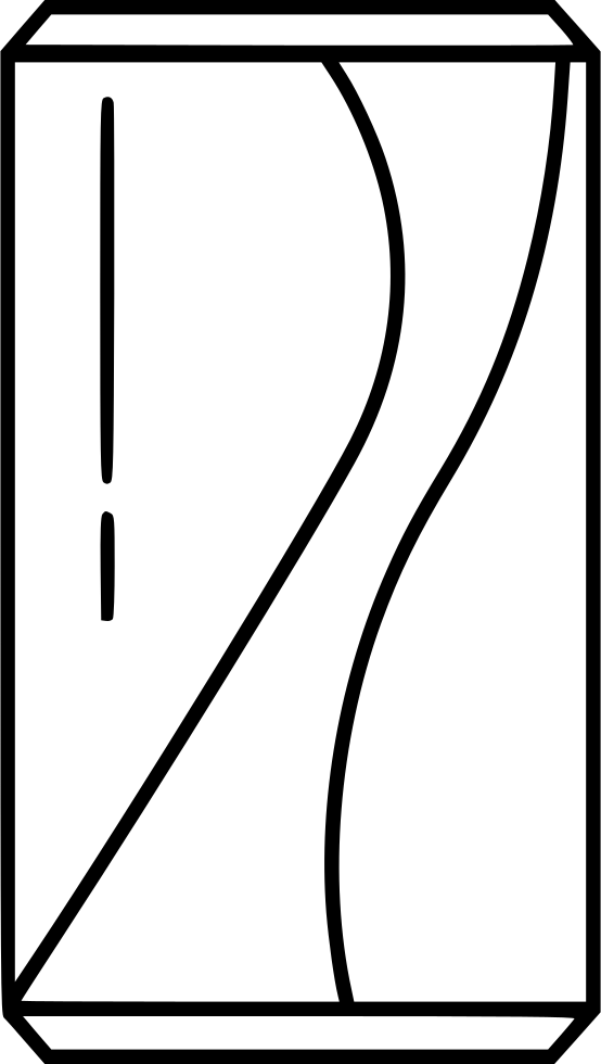 Coke Comments - Line Art (554x980), Png Download