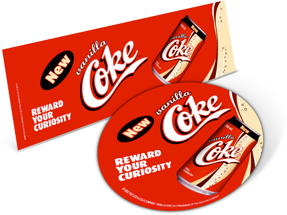 Vanilla Coke (984x787), Png Download