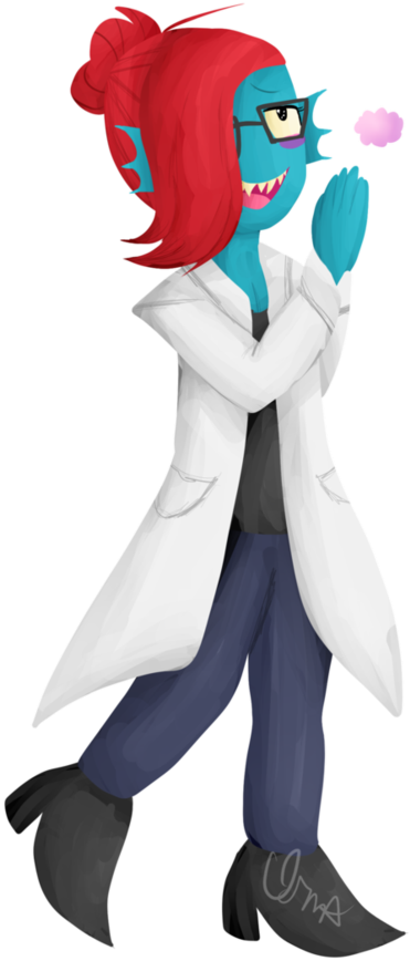 Underswap Undyne - Underswap Undyne Png (377x939), Png Download