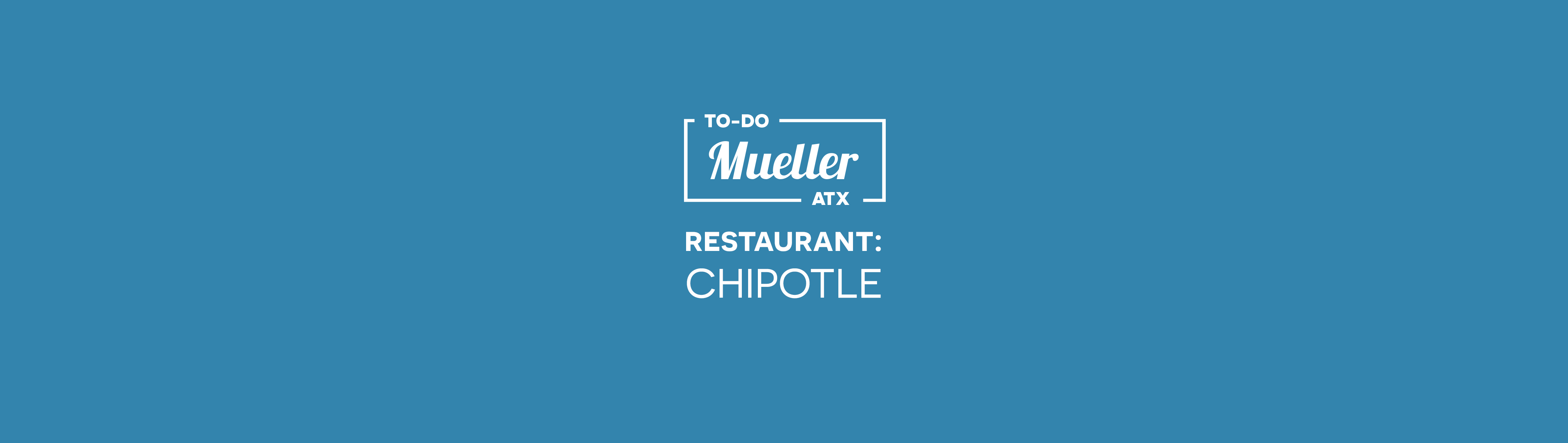 Who Doesn't Know Chipotle It Is Simply The Most Efficient - Mueller Community (4500x1271), Png Download