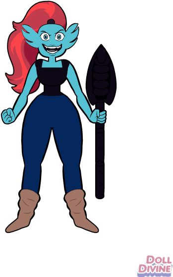 Undyne-dollmaker - Steven Universe Undyne (400x600), Png Download