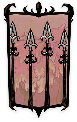 Pointed Fence Portrait Background - Sugarwood Tree Dont Starve (324x511), Png Download