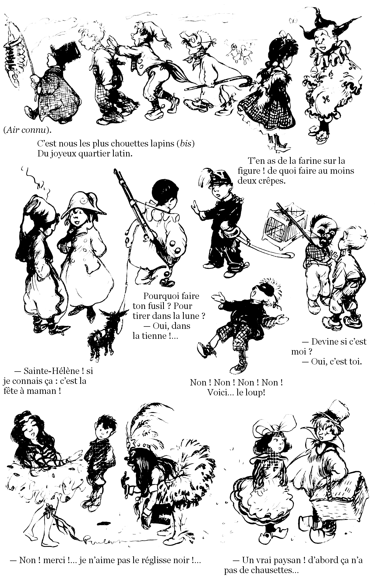 Mh 12 Poulbot D071 Mardi Gras - Wikimedia Commons (1434x2202), Png Download