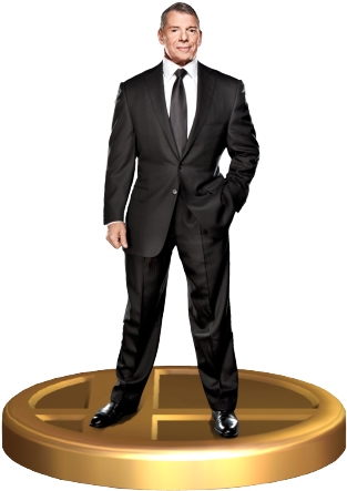 Vince Mcmahon Trophy - Vince Mcmahon (353x479), Png Download