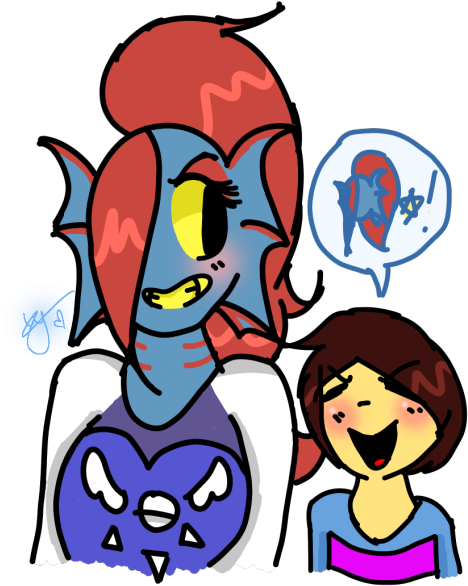 Storyspin Undyne (500x591), Png Download