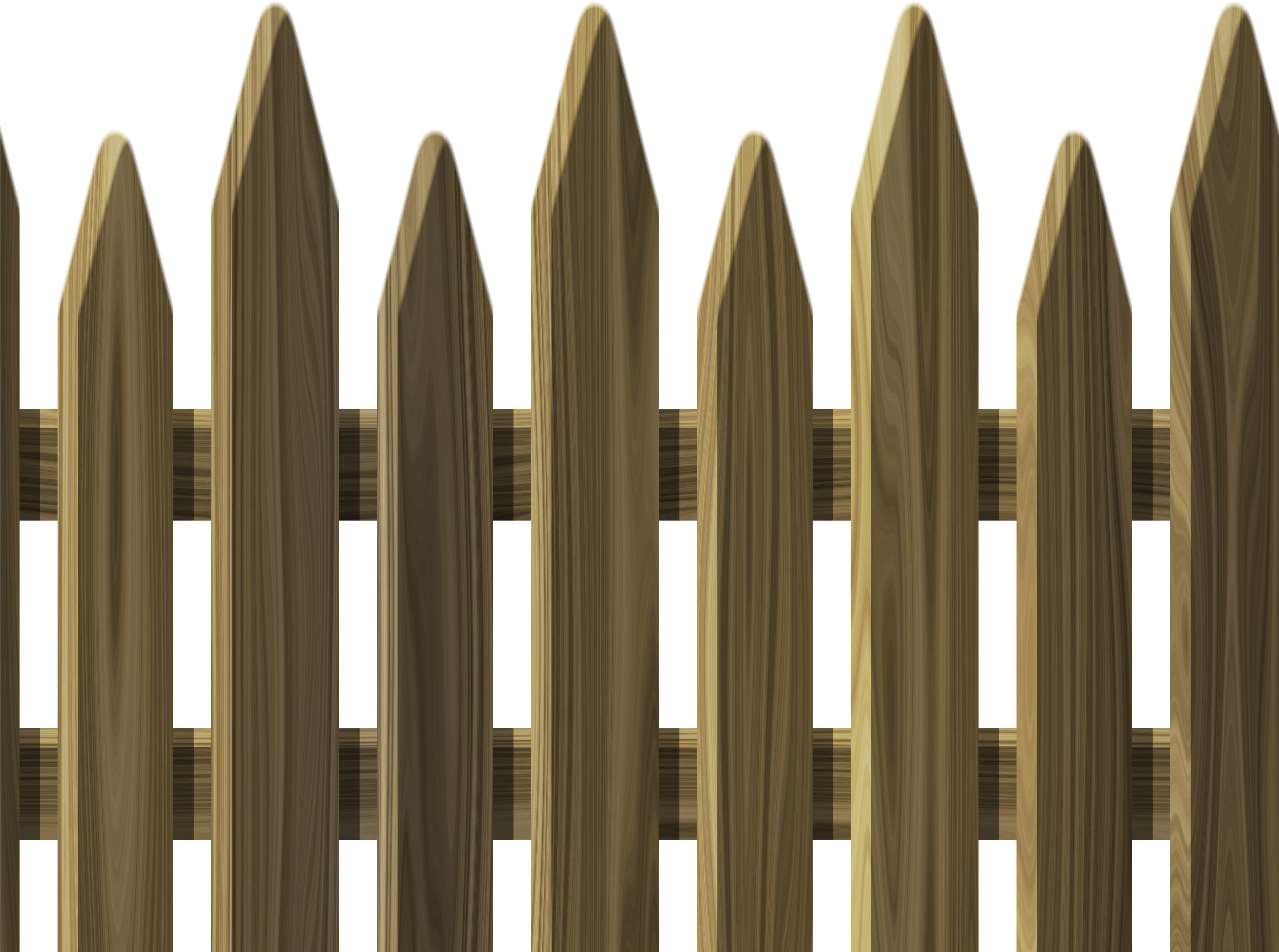 Vector Black And White Stock Fence Transparent Clear - Fence With No Background (3600x3600), Png Download