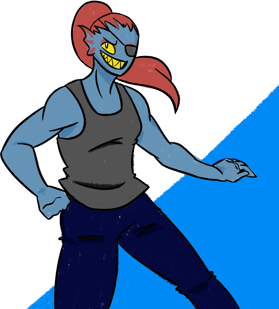 I Am Undyne Head Of The Royal Guard ” “papyrus - Cartoon (1200x1250), Png Download