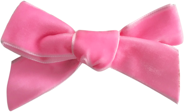 Clip Transparent Stock Primrose Velvet Isabella Bows - Transparent Pink Bowtie (1000x1000), Png Download