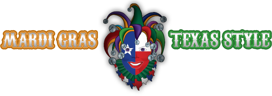 Mardi Gras Texas 2018 (878x309), Png Download