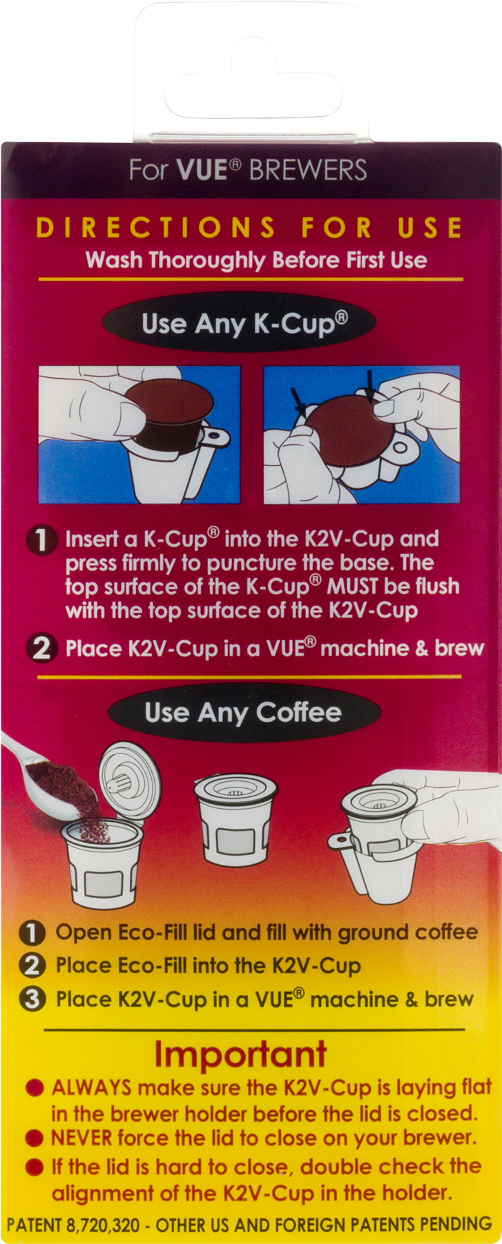 Perfect Pod V10067 K2v Cup For Keurig Vue Upgraded, (1800x1800), Png Download