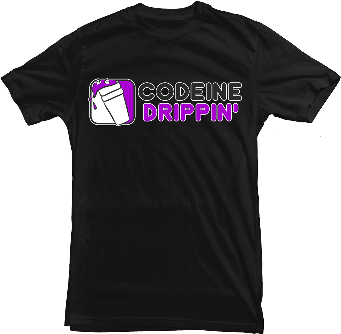 Codeine Double Cup Drippin Tshirt - Harry Potter Cat T Shirt (1200x1200), Png Download