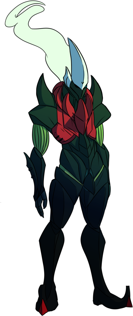 Robot Darkrai Intensifies - Robot Darkrai (515x1148), Png Download