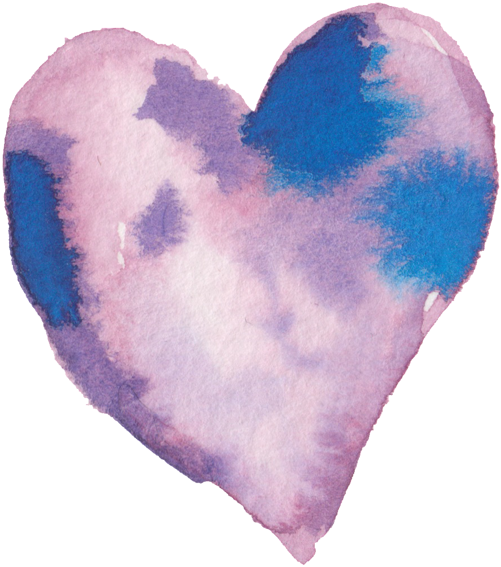 Double Color Love Transparent Decorative Material - Clip Art (1024x1191), Png Download