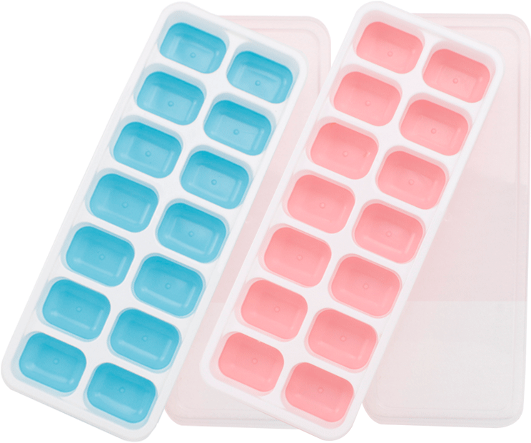 Household Silicone Ice Cube Mold Ice Cube Box Ice Box - Plastic (800x800), Png Download