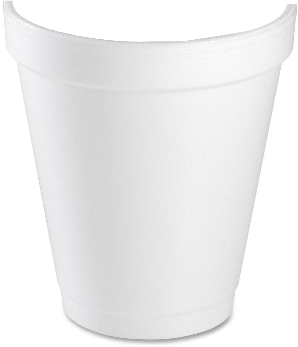 Cup Drawing Styrofoam - Flowerpot (1300x1300), Png Download