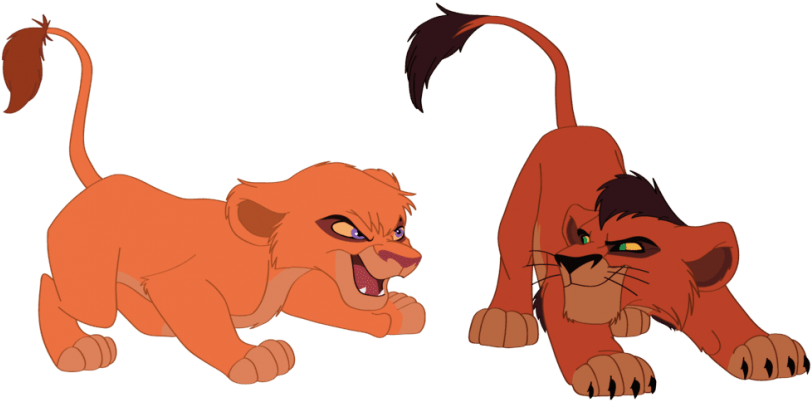 Free Png Lion King Png Images Transparent - Lion King Kovu And Vitani Base (850x567), Png Download