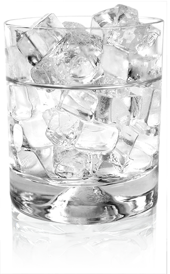 Glass Of Clear Ice 350wide - Ice In Glass Png (350x563), Png Download