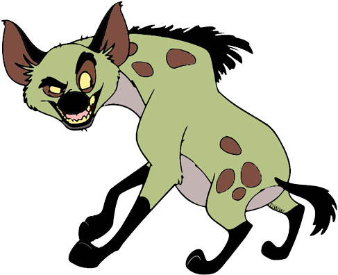Back To The Lion King Clip Art Menu - Hyena Lion King Clipart (500x403), Png Download