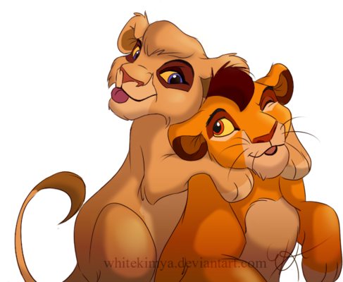The Lion King Clipart Big Lion - Lion King Kopa And Vitani (500x399), Png Download