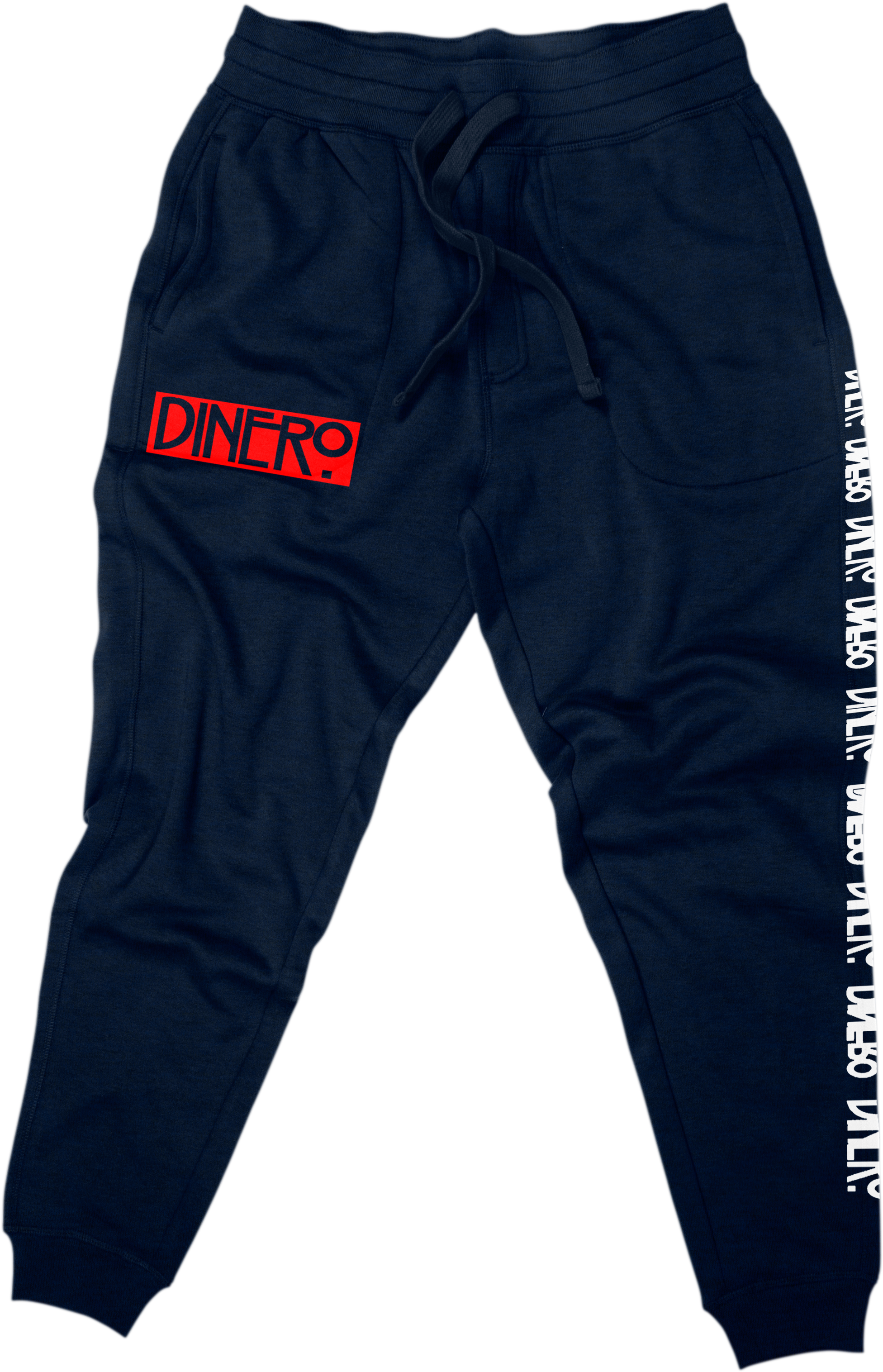 Image Of Navy Blue Dinero Clothing Joggers 💰 - Red Dinero (3500x3500), Png Download
